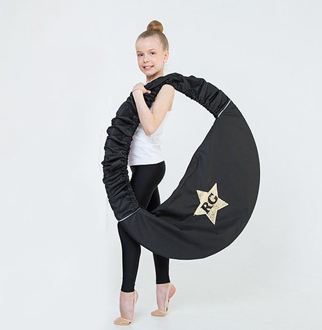 Сумка-чехол для обруча STAR с пайетками покупайте в интернет-магазине  одежды для гимнастики Marisport