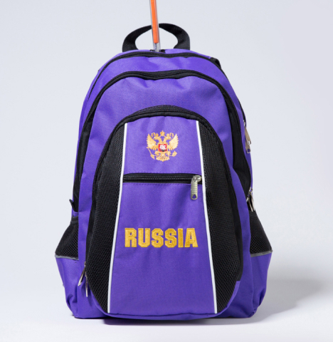 Рюкзак для  гимнастики "Чемпион" с вышивкой RUSSIA